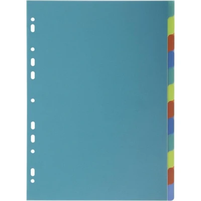Afbeelding van EXACOMPTA kunststof register, blanco, DIN A4, 6 delen