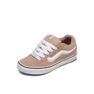Afbeelding van Vans Caldrone Sneakers voor dames, Donker taupe suède mesh