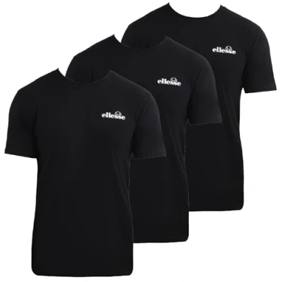 Afbeelding van ellesse Azzini Lot de 3 t shirts Noir Taille S