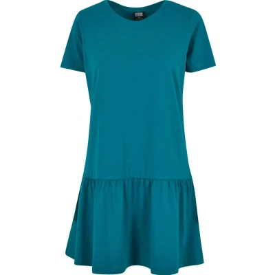 Afbeelding van Urban Classics Valance Jerseyjurk, Dames, Maat: XS, Watergreen