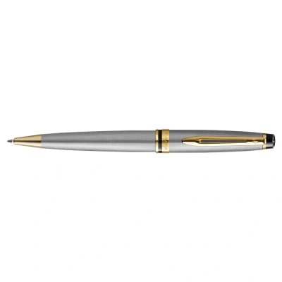 Afbeelding van Waterman Expert Stainless Steel GT Balpen Kleur: Staal De Vulpenwereld