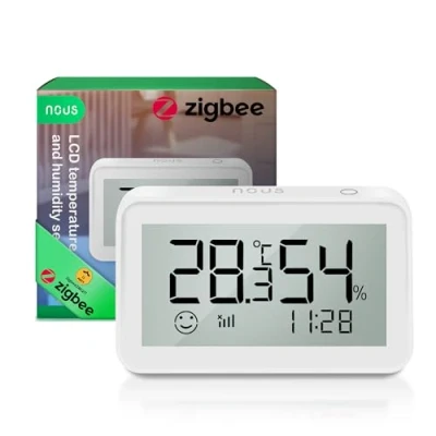 Afbeelding van NOUS E6 temperatuursensor, hygrometer slimme thermometer, ZigBee temperatuursensor Alexa digitale TUYA smart life ZigBee2MQTT