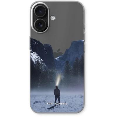 Afbeelding van Case Company® hoesje geschikt voor iPhone 16 Wanderlust Soft Cover Telefoonhoesje Bescherming aan alle Kanten en Schermrand