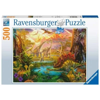 Afbeelding van Ravensburger puzzel Land van de dinosauriers Legpuzzel 500 stukjes