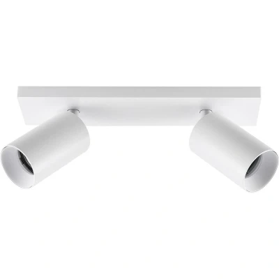 Afbeelding van CAN TILT plafondspot, wit, 31 x 9 cm, 2 lamps, metaal GU10