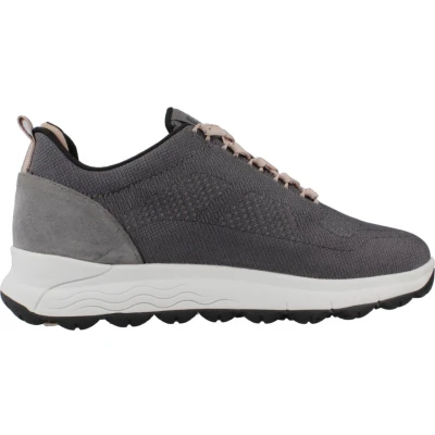 Afbeelding van Geox Sneakers laag, Dames, Maat: 39, Stone antique rose Leer en textiel