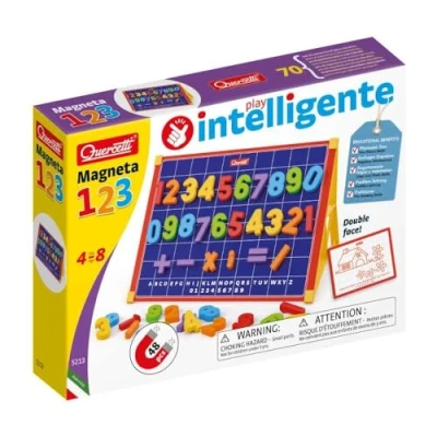 Afbeelding van Quercetti magneetbord incl. cijfer magneten, 53dlg.