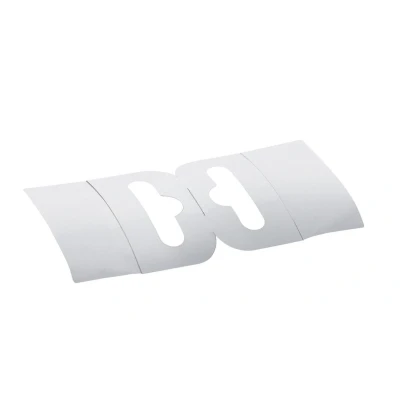 Afbeelding van Dubbele Euroslot Display Hangers van 50 x mm / Hang Tabs Rol 500 stuks type: SPN 06