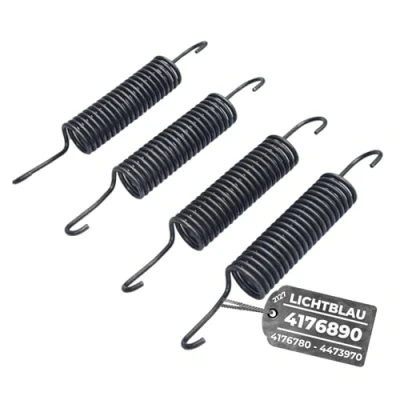 Afbeelding van LICHTBLAU Set van 4 metalen veren voor Miele wasmachine 4176890, 4473970