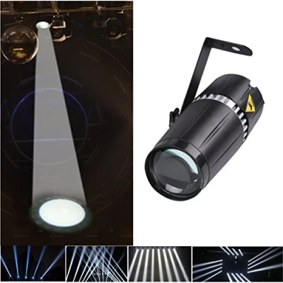 Afbeelding van SENLAN Led spot, 6 W, wit, met kabelboom, podiumverlichting