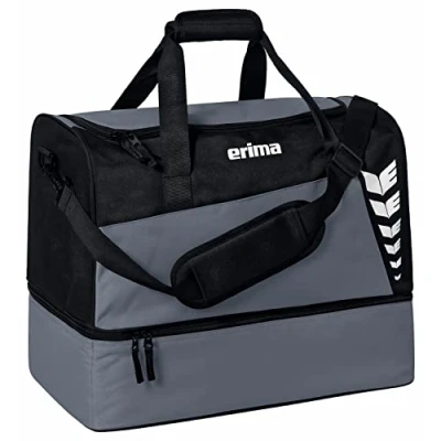 Afbeelding van Erima SIX WINGS sporttas met bodemvak slate grey/zwart