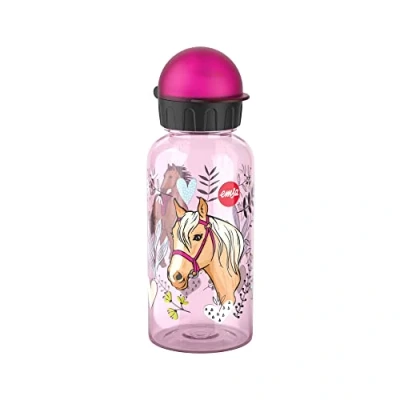 Afbeelding van Emsa drinkfles voor kinderen, 400 ml, veiligheidssluiting, Kids Horse, Tritan, 518126