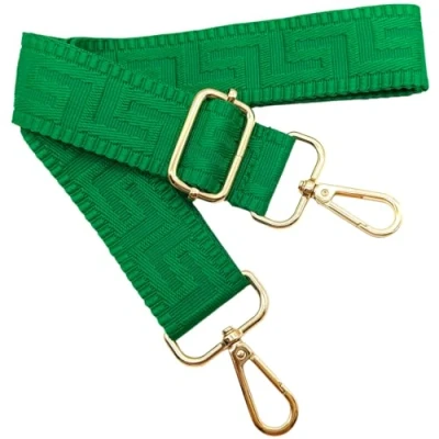 Afbeelding van Bandoulière réglable colorée pour sacs femme vert émeraude, 80 130 cm, sangle de sac avec or mousqueton, durable à bandoulière, guitare, modernes, accessoires, 3,8 1317