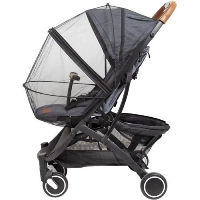 Image de Moustiquaire pour poussette All Inclusive Ouverture facile avec Zip Poche rangement incluse