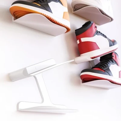 Afbeelding van Mobilefox wandhouder voor sneakers, schoenen, wit