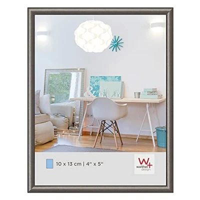 Afbeelding van walther design KV113D New Lifestyle Kunststoff Bilderrahmen, 10x13 cm, stahl