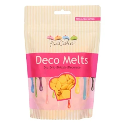Afbeelding van FunCakes Deco Melts geel 250 g