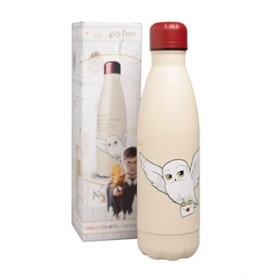 Afbeelding van Grupo Erik Harry Potter Hedwige waterfles, 500 ml, ml warme en koude metalen cadeau
