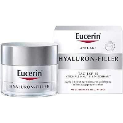 Afbeelding van Eucerin Hyaluron Filler Tag SPF 15 Anti aging Cream, 50 ml