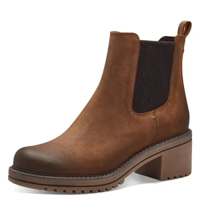 Afbeelding van MARCO TOZZI MT Vegan, Soft Lining Dames Laarzen NUT COMB Maat 38