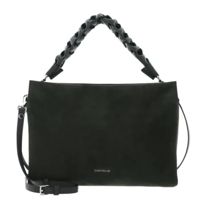 Afbeelding van COCCINELLE Leren Schoudertas Boheme Handbag Suede Alga Donkergroen