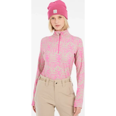 Afbeelding van Protest Prtkacey Skipully Dames Lange mouwen 1/4 rits Foxy Pink