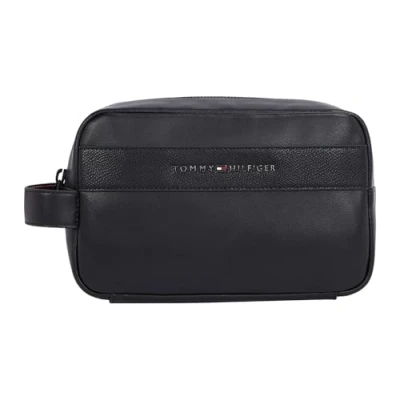 Afbeelding van Tommy Hilfiger Washbag Toilettas, Heren, Maat: One Size, Black