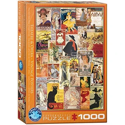 Afbeelding van Theatre&amp;Opera Vintage Posters Puzzel (1000)