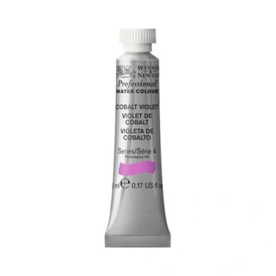 Image de Winsor &amp; Newton Aquarelle Professionnel Peinture Aquarelle, Haute Luminosité, Résistante à la Lumière, Qualité Archive, Tube de 5 ML, Couleur Violet Cobalt