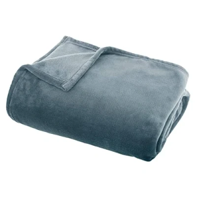 Afbeelding van Atmosphera Plaid Fleece Deken Blauw 130 x 180 cm