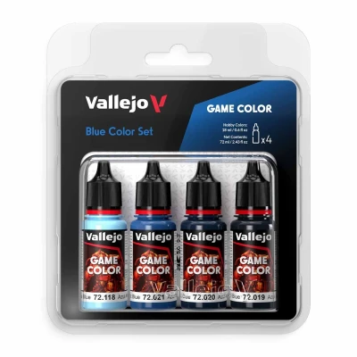 Afbeelding van Blue Color Set 4 kleuren 18ml 72376