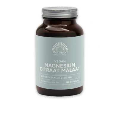 Afbeelding van Mattisson Magnesium Citraat Malaat capsules 86 mg 120