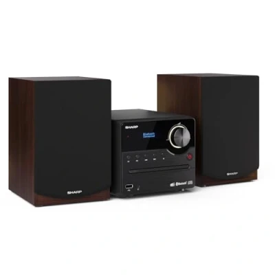 Image de Enceinte Sans Fil Sharp XL B517D(BR) Bluetooth 45W 240V Avec Radio Dab Bois