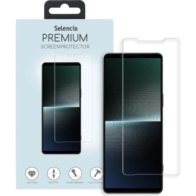 Afbeelding van Selencia Screenprotector Geschikt voor Sony Xperia 1 V Tempered Glass Gehard Glas