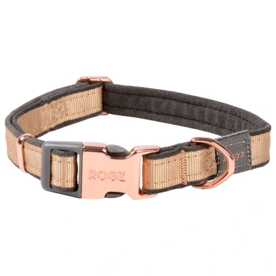 Afbeelding van Rogz Urban Halsband Goud&amp;Grijs&amp;Rosé Hondenhalsband M