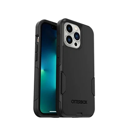 Afbeelding van OtterBox Commuter beschermhoes voor iPhone 13 Pro, schokbestendig, valbescherming, ondersteunt 3 x meer vallen dan militaire standaard, antimicrobieel, zwart, levering zonder verpakking