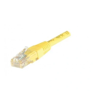 Image de Cordon RJ45 patch UTP CAT 5e Jaune 0,50 m