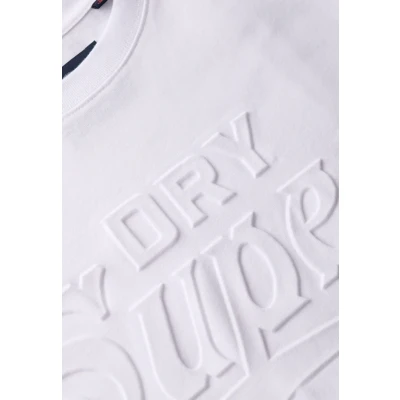 Afbeelding van Superdry Workwear Embossed Tshirt print, Heren, Maat: Medium, Optic