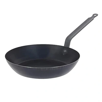 Image de Poêle tôle bleue 30cm De Buyer 5020.30