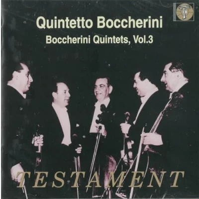 Afbeelding van Boccherini: String Quintets Vol 3 / Quintetto Boccherini
