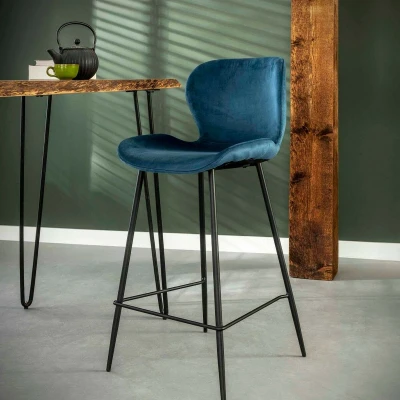 Afbeelding van Verona barstoel 67cm blauw