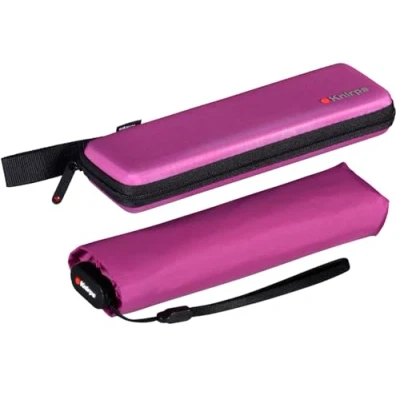 Afbeelding van Knirps Ultra US.050 Slim Manual Zakparaplu Ultralicht en plat Stormbestendig Winddicht 21 cm, Baai