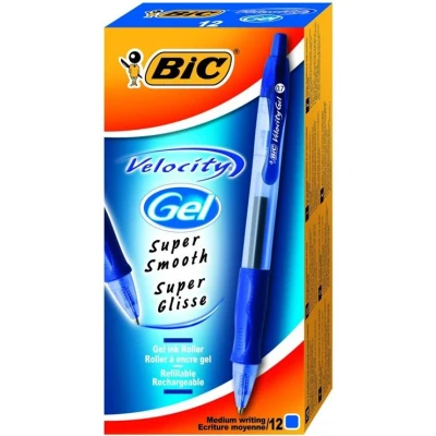 Image de Roller Encre Gel 0,7 Mm Bic Velocity bleu