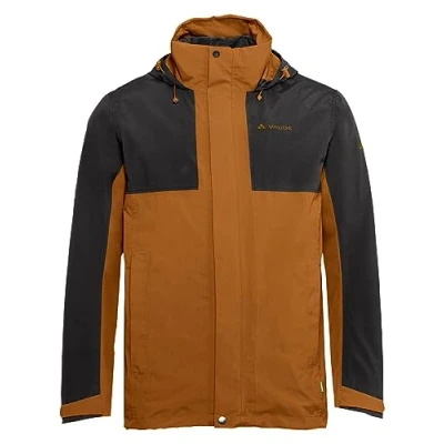 Afbeelding van Vaude Rosemoor 3 In 1 Regenjack Met Volledige Rits Bruin L Man