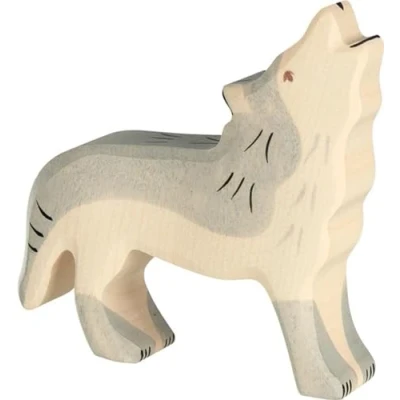 Image de Figurine en bois Loup HOLZTIGER