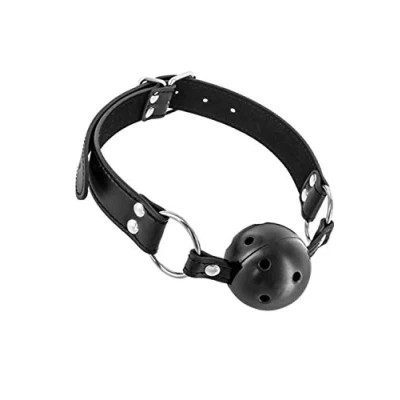Afbeelding van Fetish Tentation Ademende Ballgag 4.5cm Zwart