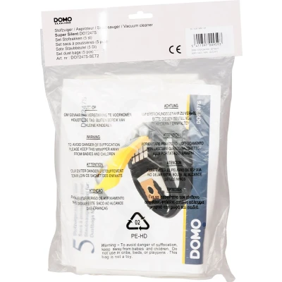 Afbeelding van Domo Stofzuigerzak do7247s (5st) DO7247SSET2