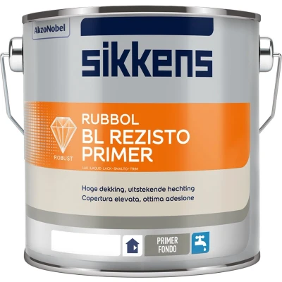Afbeelding van Sikkens Rubbol BL Rezisto Primer 2,5 Liter 100% Wit Zijdeglans Binnen