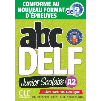 Image de ABC Delf Junior Scolaire Niveau A2 + livret CD nouvelle édition