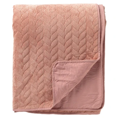 Afbeelding van Dutch Decor NORALY Bedsprei 240x260 cm Cork roze